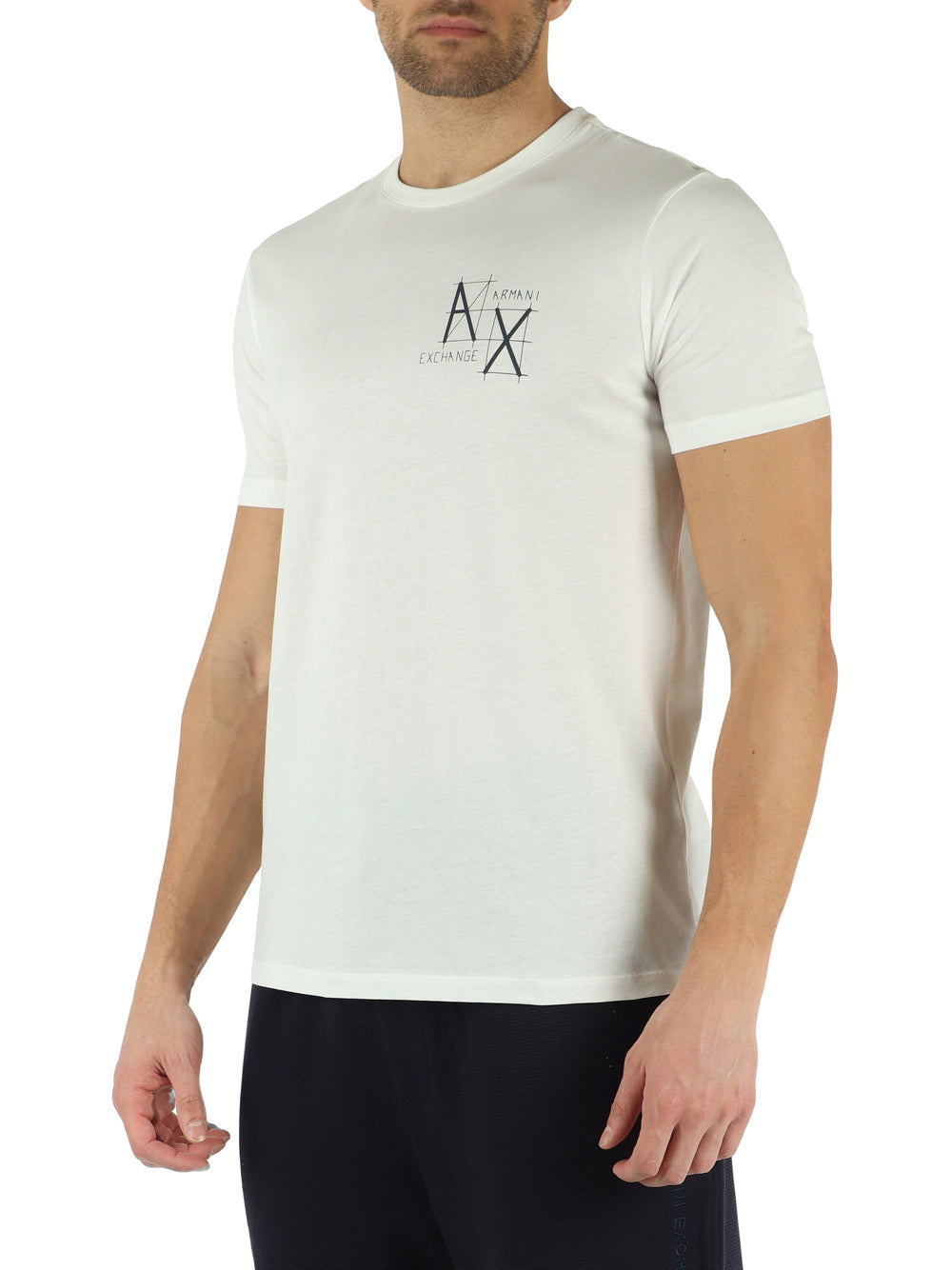 T-shirt Armani Exchange da Uomo - Bianco