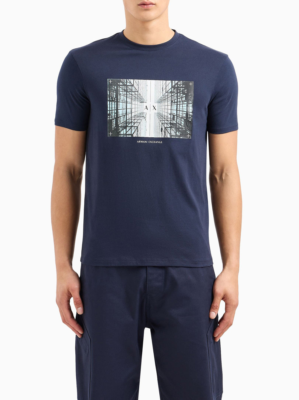 T-shirt Armani Exchange da Uomo - Blu