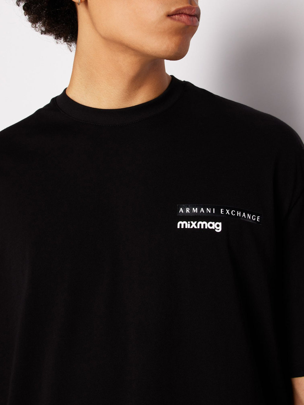 T-shirt Armani Exchange da Uomo - Nero