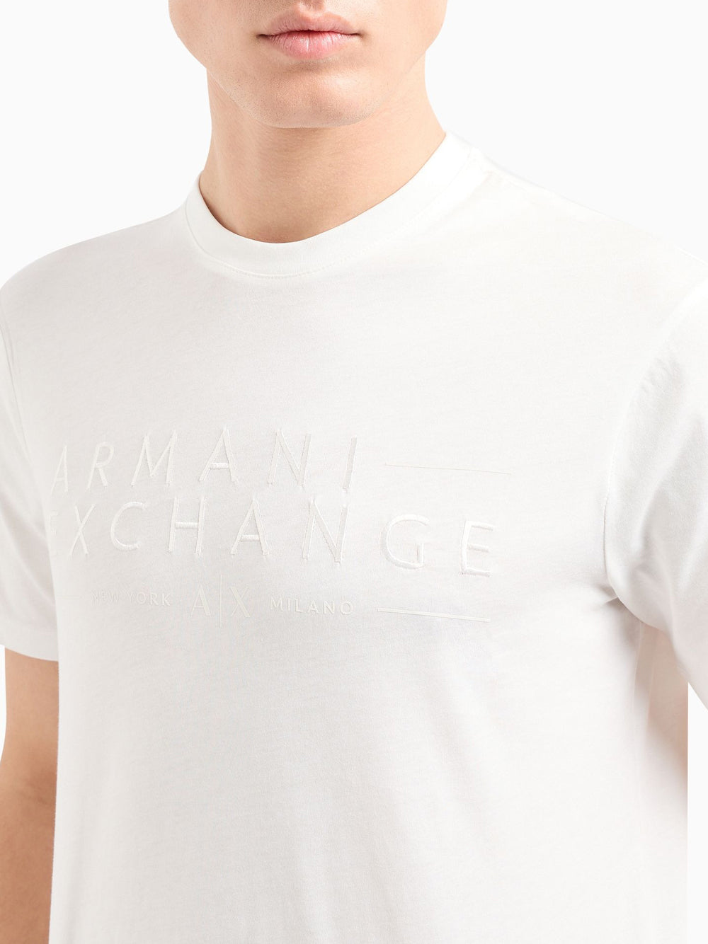 T-shirt Armani Exchange da Uomo - Bianco