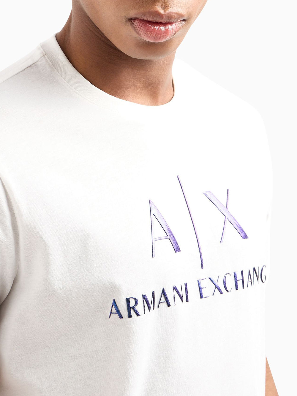 T-shirt Armani Exchange da Uomo - Bianco