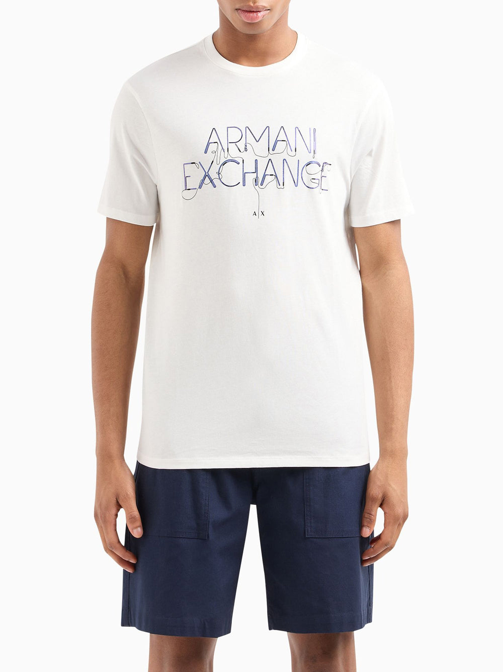 T-shirt Armani Exchange da Uomo - Bianco