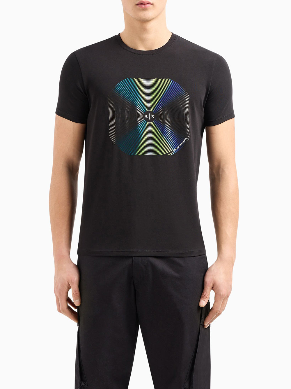 T-shirt Armani Exchange da Uomo - Nero