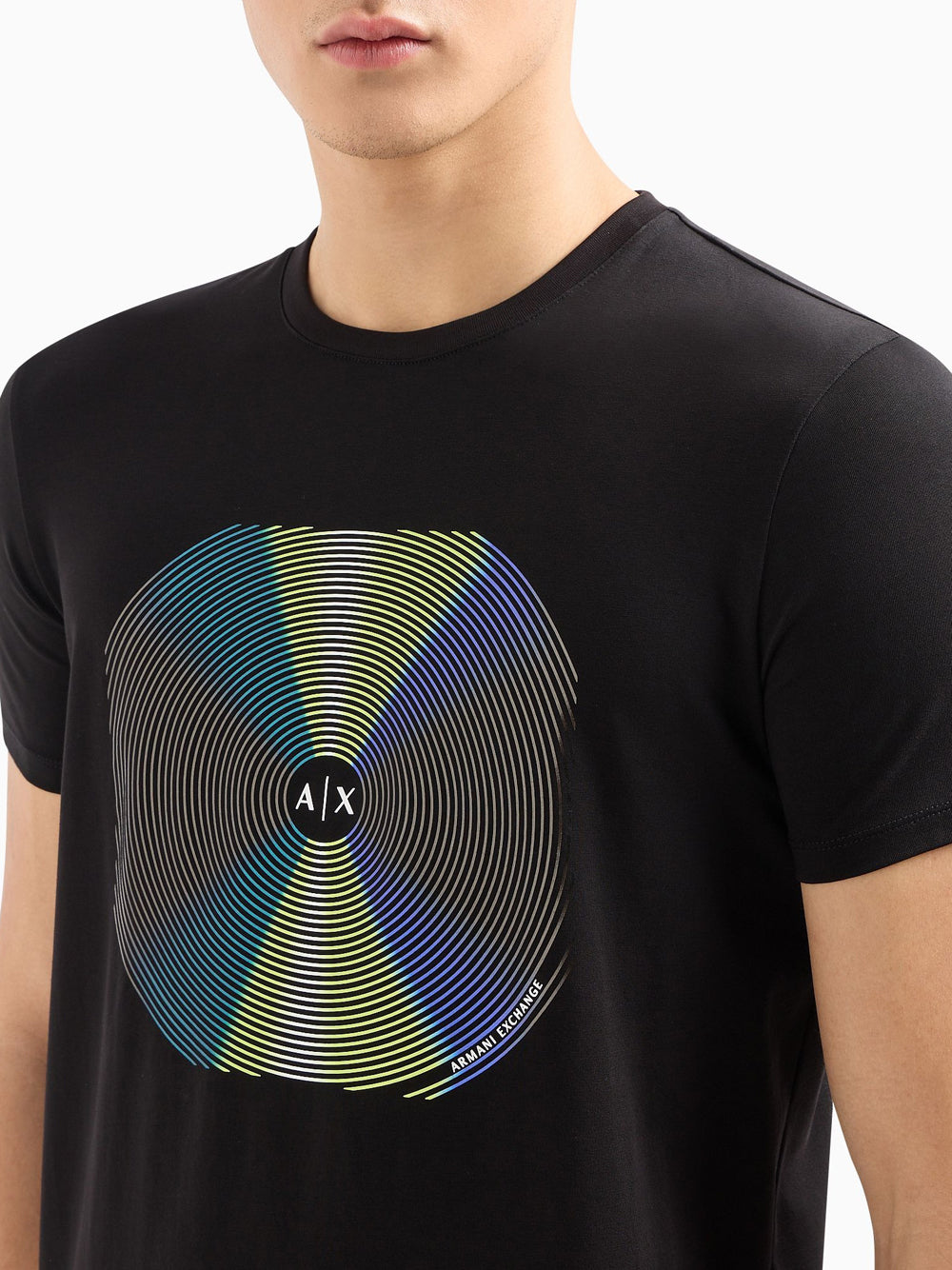 T-shirt Armani Exchange da Uomo - Nero