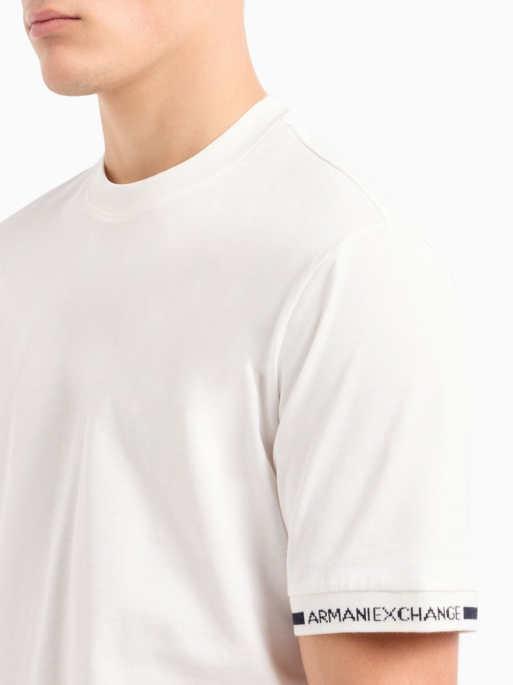 T-shirt Armani Exchange da Uomo - Bianco