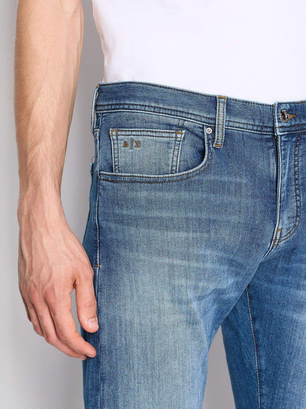 Jeans Slim Armani Exchange da Uomo - Denim