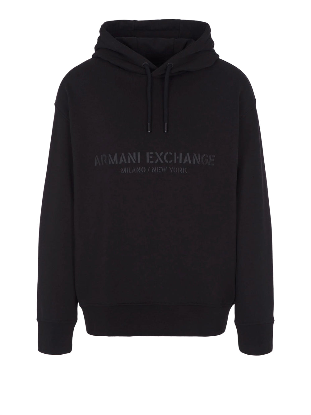 Felpa Cappuccio Armani Exchange da Uomo - Nero