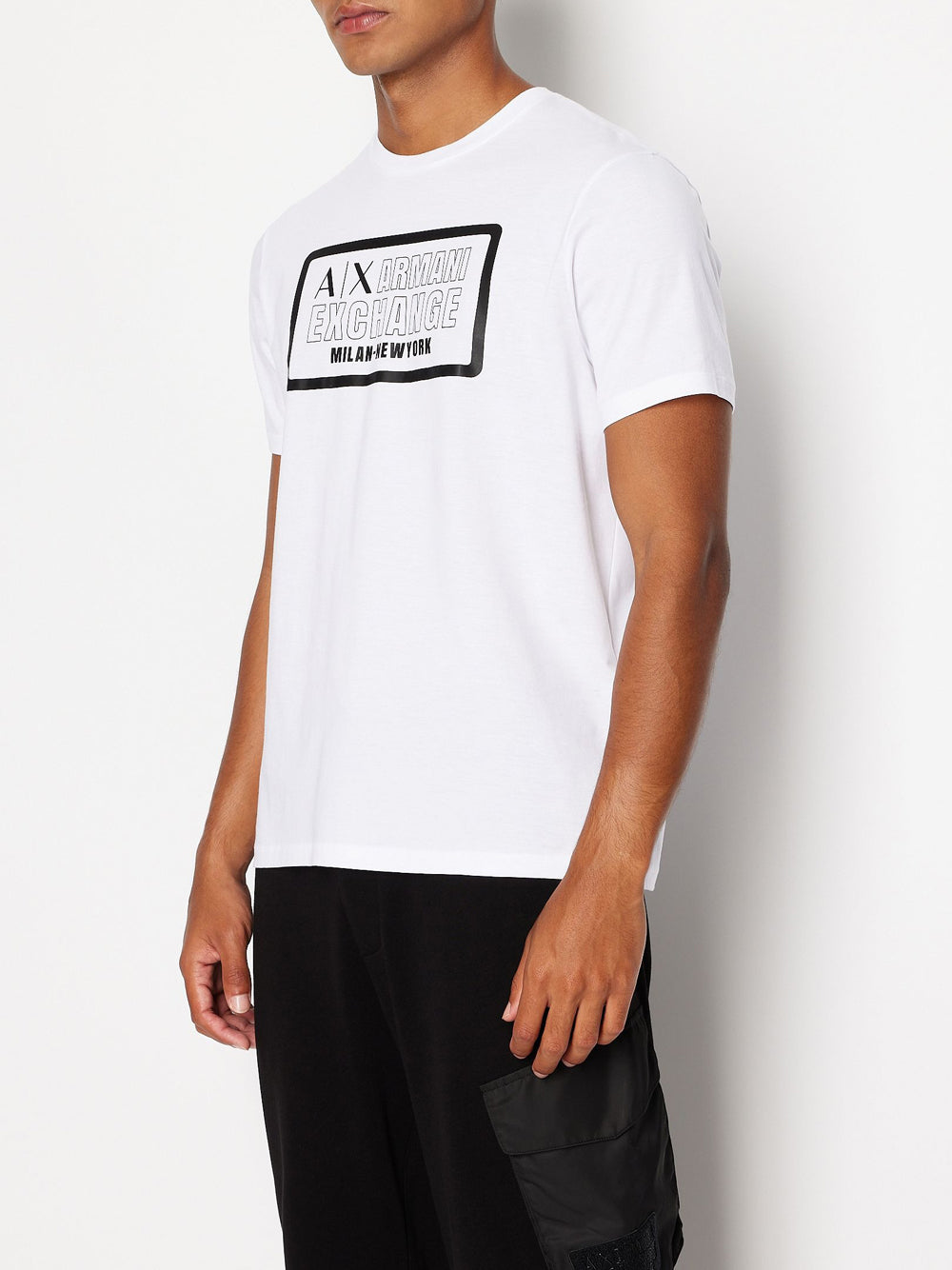 T-shirt Armani Exchange da Uomo - Bianco