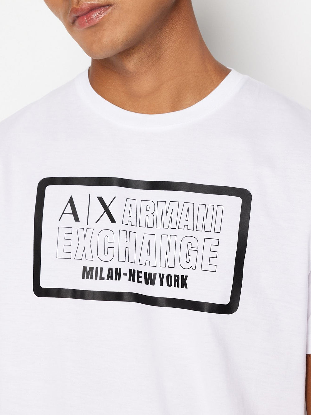 T-shirt Armani Exchange da Uomo - Bianco