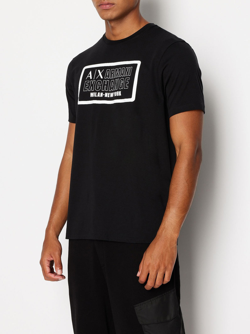 T-shirt Armani Exchange da Uomo - Nero