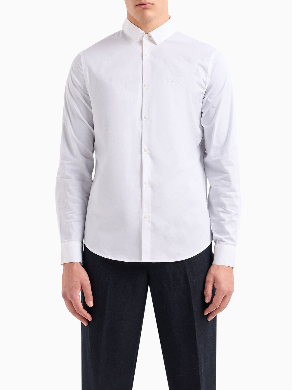 Camicia Classica Armani Exchange da Uomo - Bianco