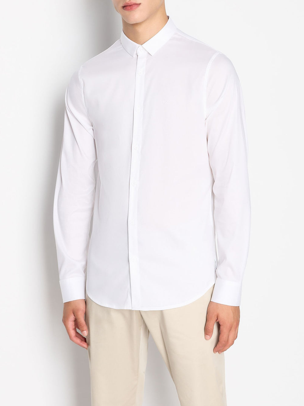 Camicia Classica Armani Exchange da Uomo - Bianco