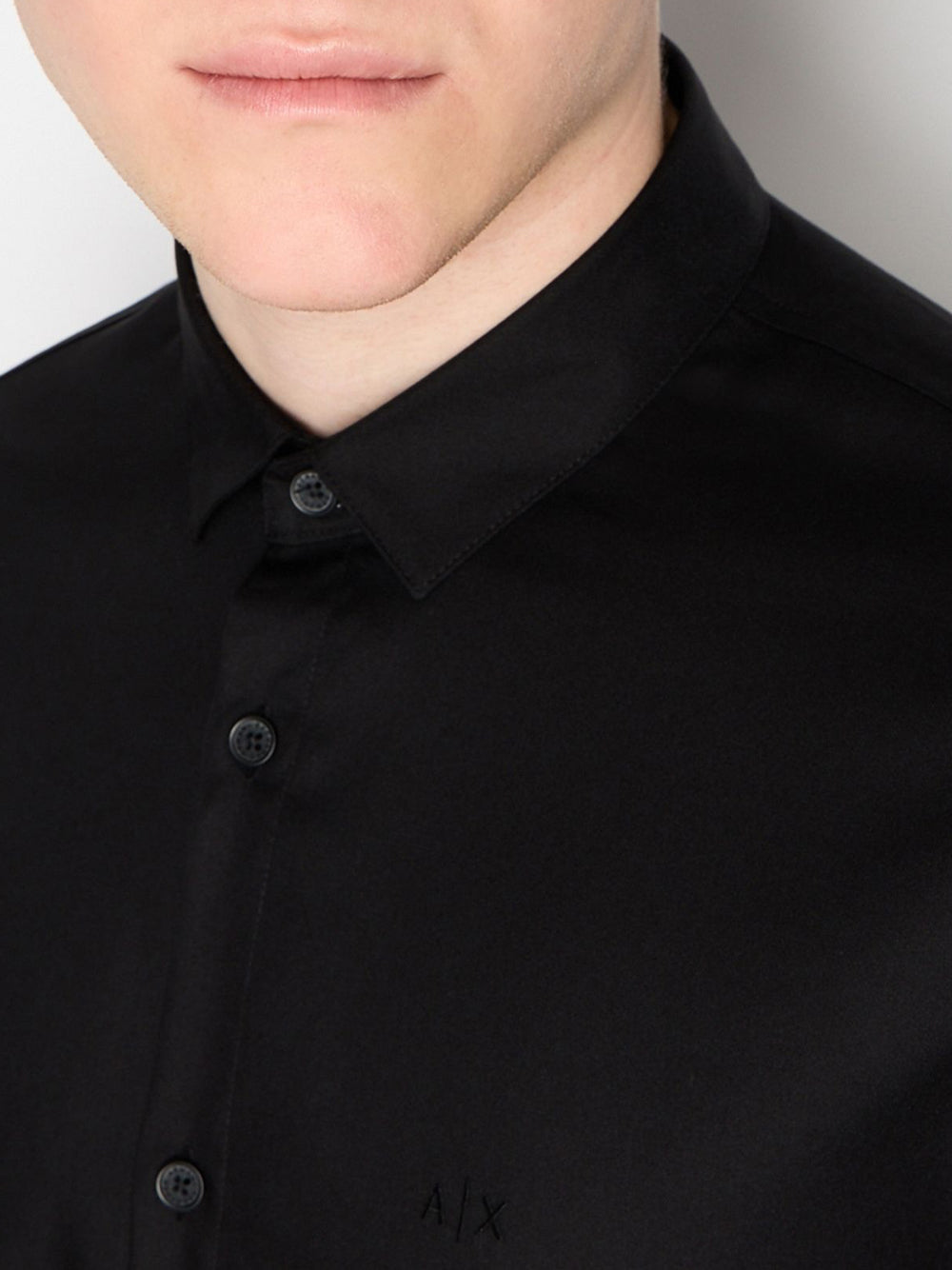 Camicia Classica Armani Exchange da Uomo - Nero