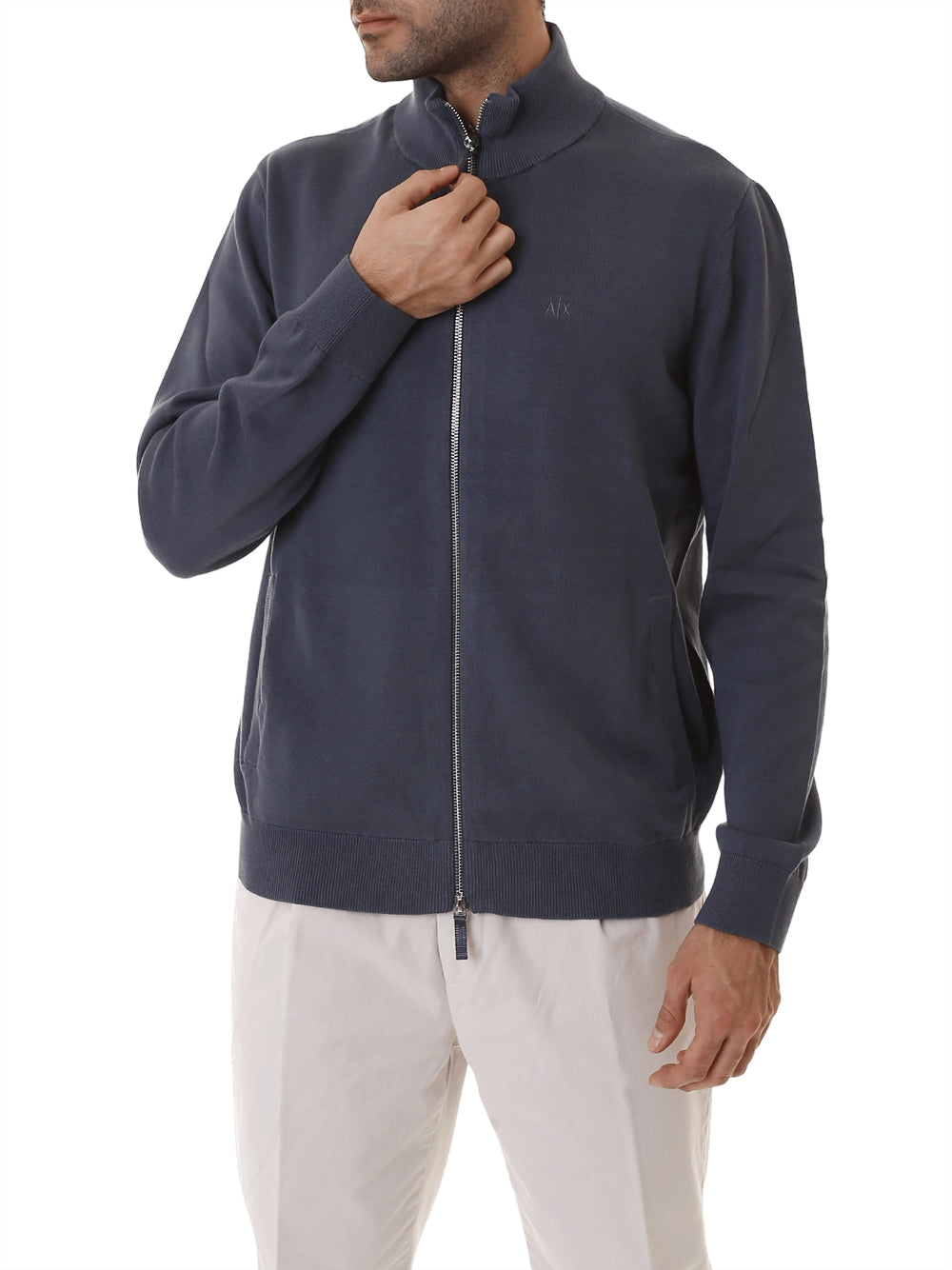 Cardigan Armani Exchange da Uomo - Blu