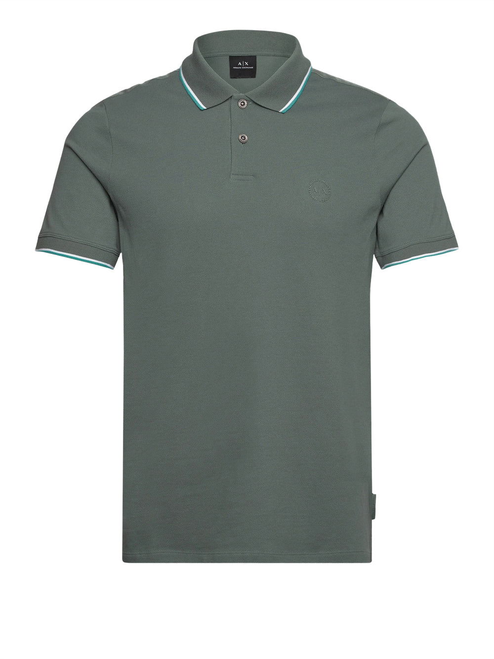 Polo Armani Exchange da Uomo - Verde