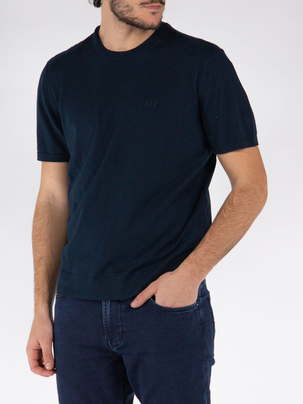 Maglia Armani Exchange da Uomo - Blu