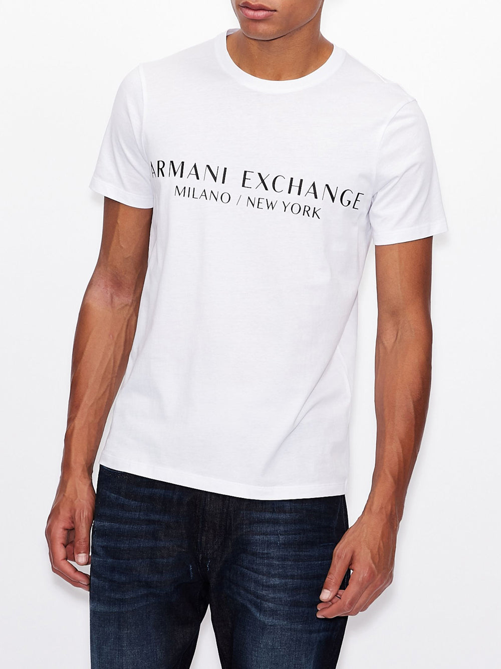 T-shirt Armani Exchange da Uomo - Bianco