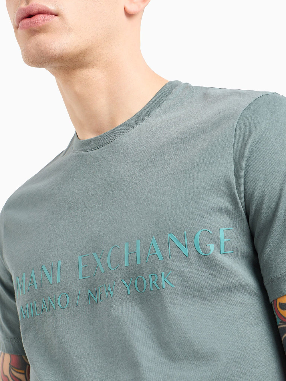 T-shirt Armani Exchange da Uomo - Verde