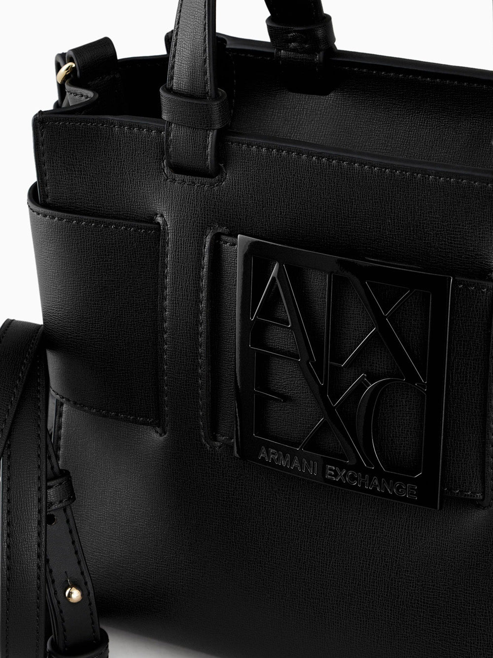 Borsa a Mano Armani Exchange da Donna - Nero