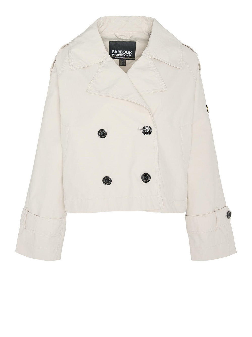 Trench Barbour Hadfield Casual da Donna - Bianco