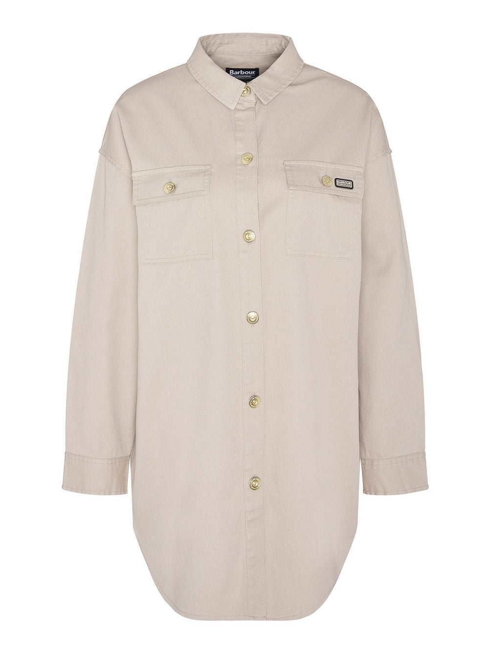 Camicia Casual Barbour Morgan Overshirt da Donna - Beige