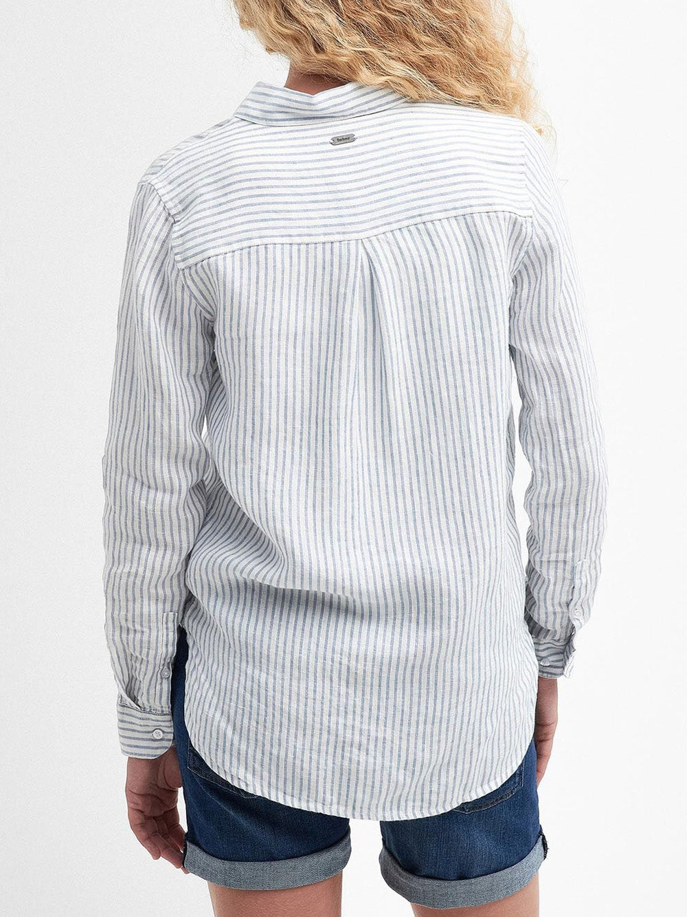 Camicia Barbour Marine da Donna - Bianco Celeste