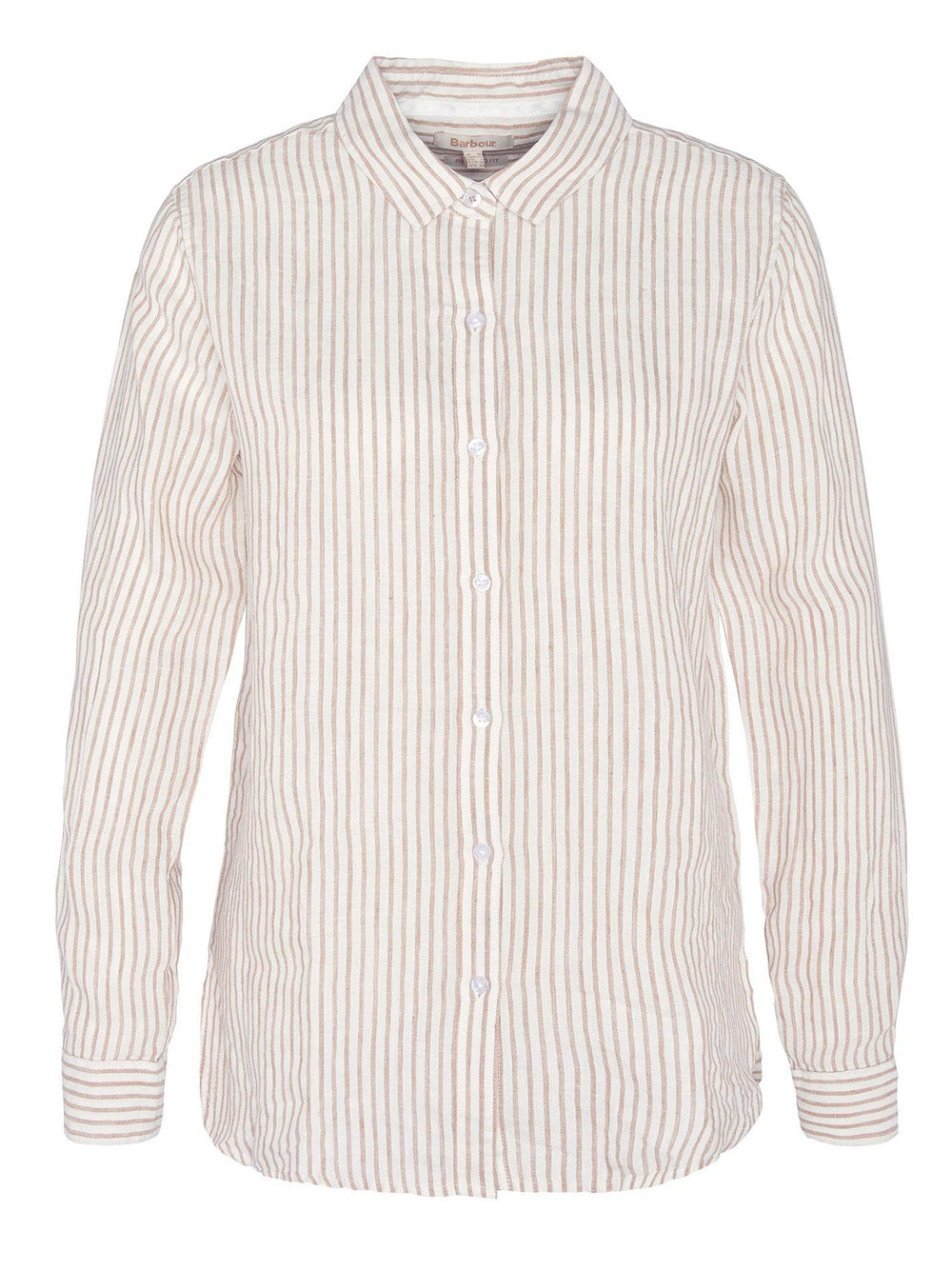 Camicia Casual Barbour Marine da Donna - Bianco Beige