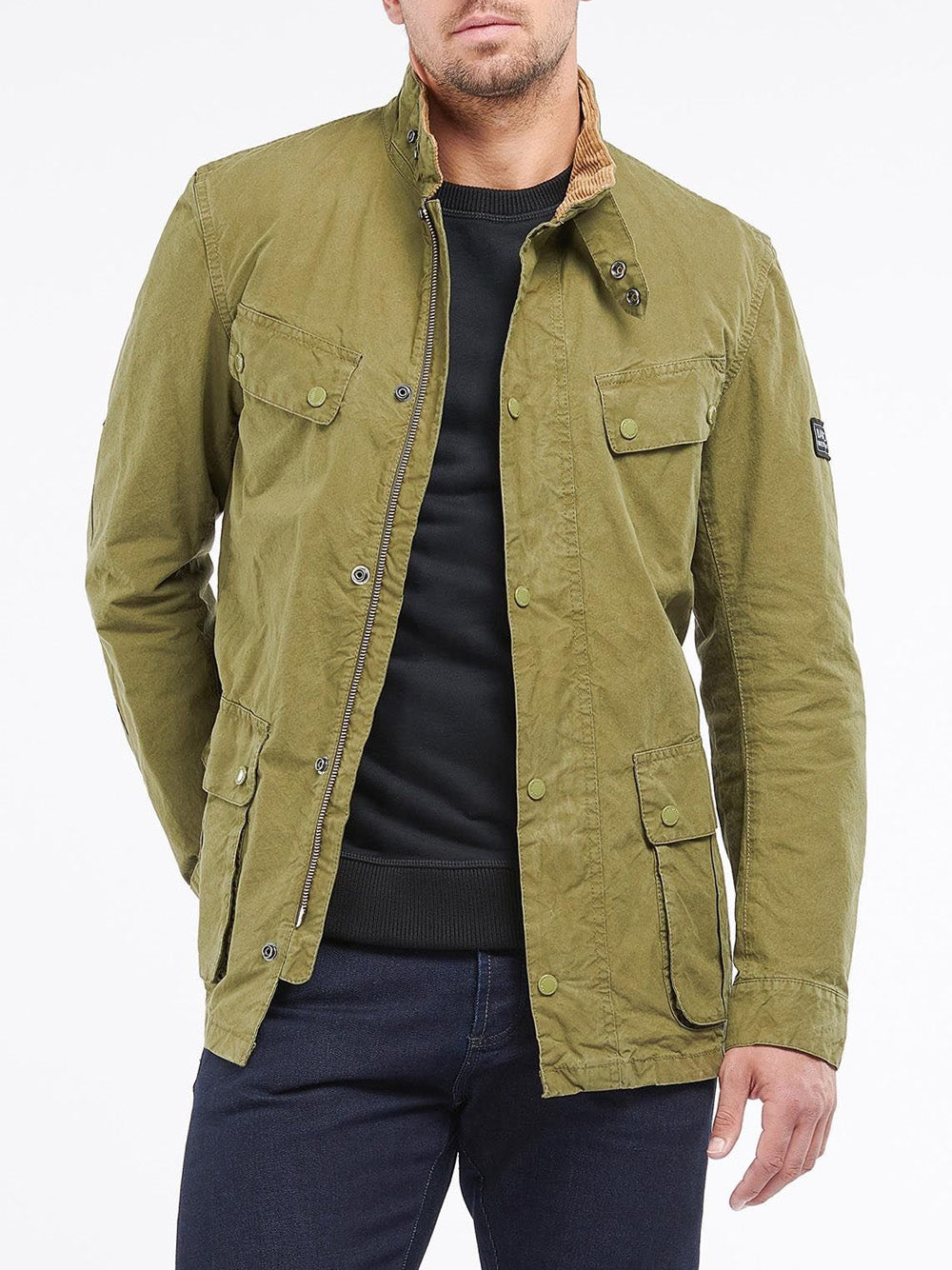 Giubbino Barbour Summer Wash Duke da Uomo - Verde