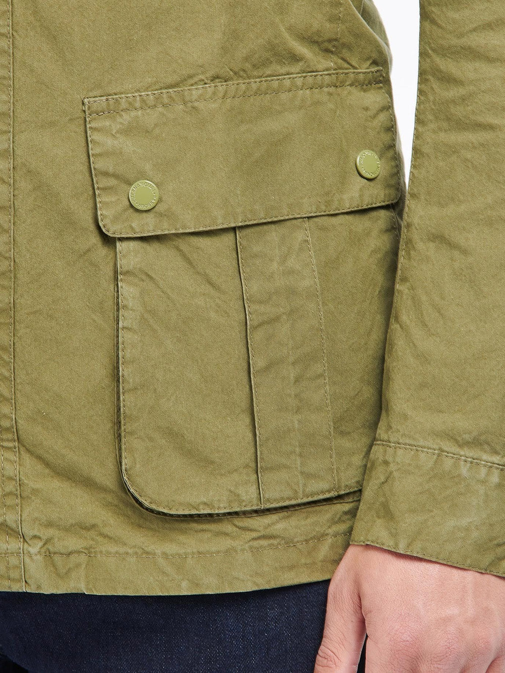 Giubbino Barbour Summer Wash Duke da Uomo - Verde