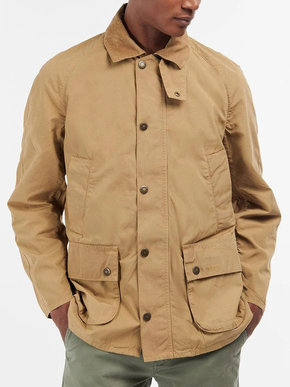 Giubbino Barbour Ashby da Uomo - Beige