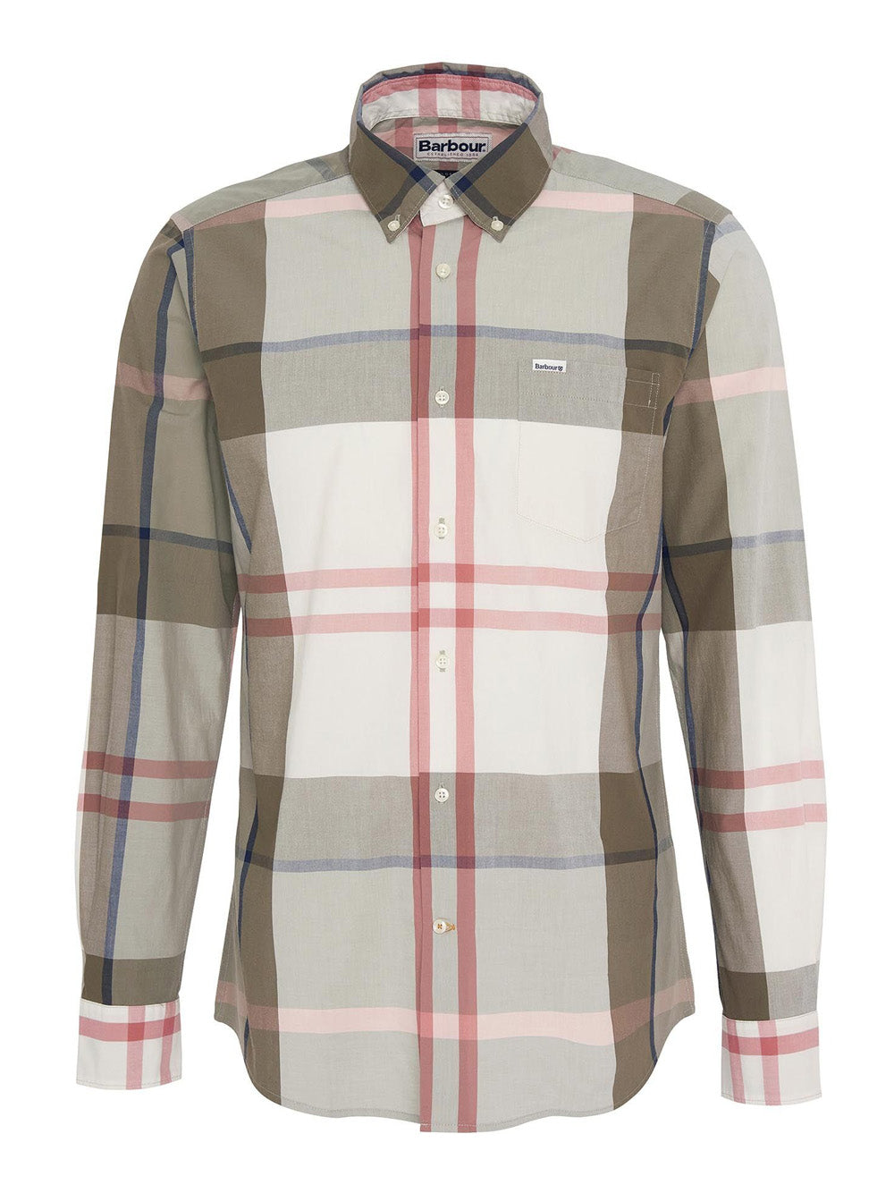 Camicia Casual Barbour Harris Tailored da Uomo - Beige