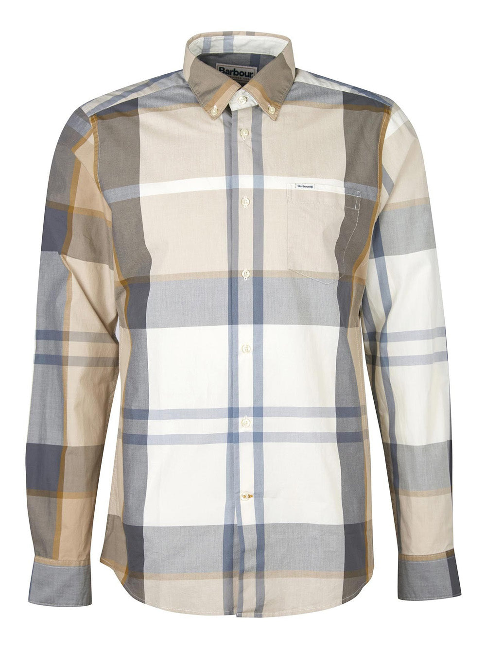 Camicia Casual Barbour Harris Tailored da Uomo - Beige