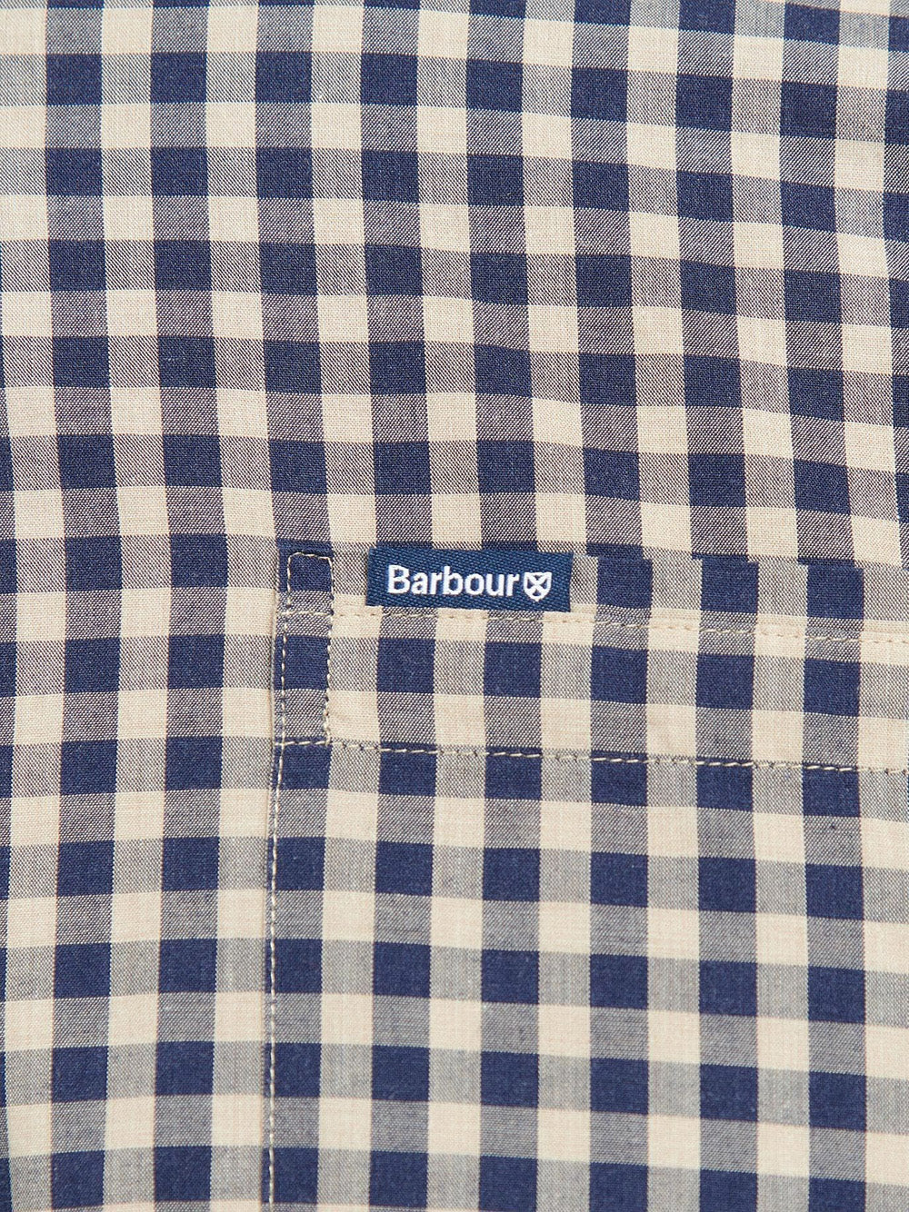 Camicia Casual Barbour Merryton Tailored da Uomo - Blu Grigio