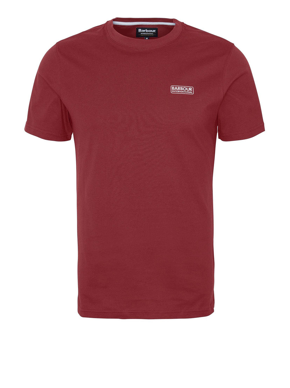 T-shirt Barbour Small Logo da Uomo - Bordeaux