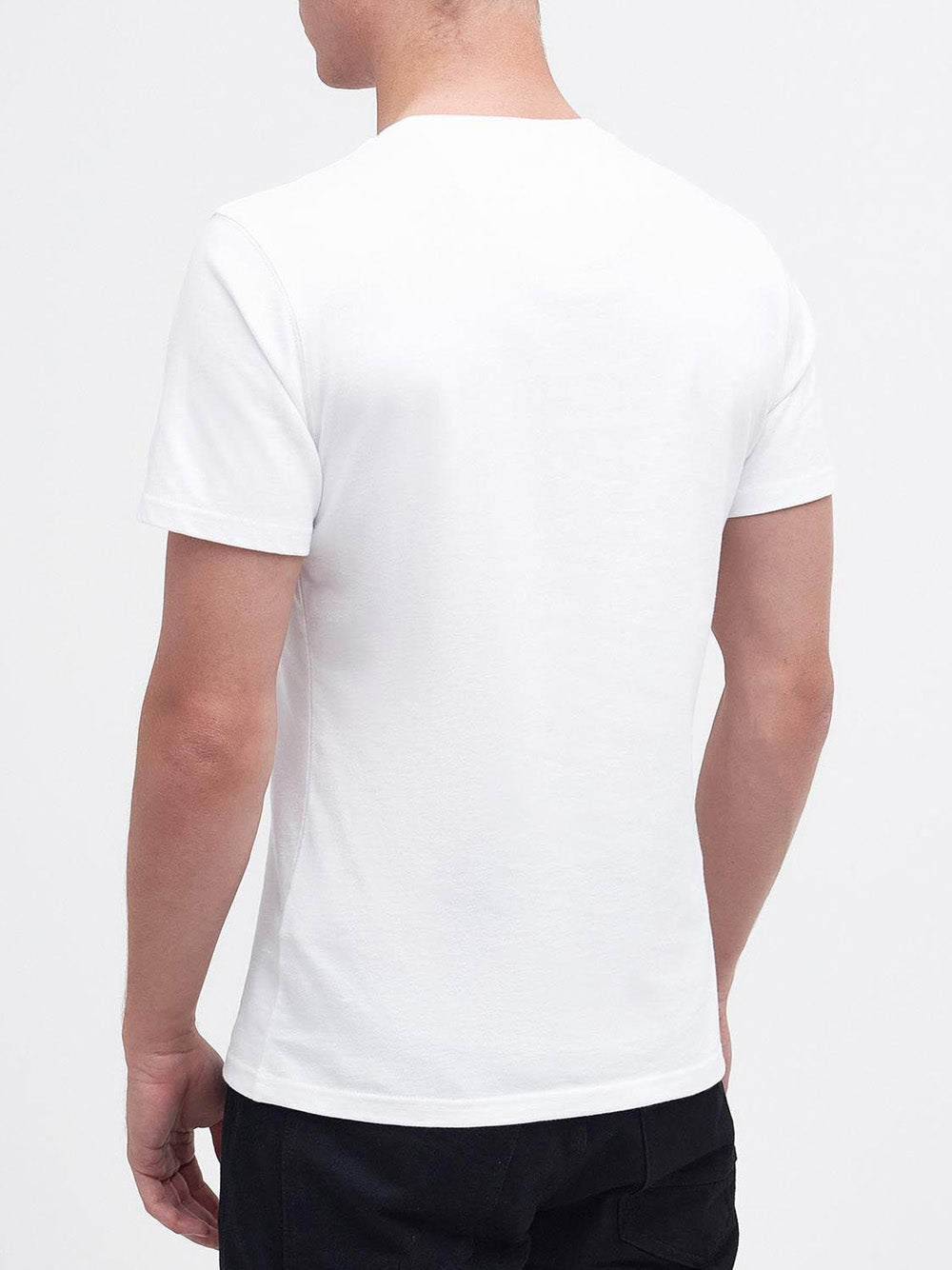 T-shirt Barbour Small Logo da Uomo - Bianco