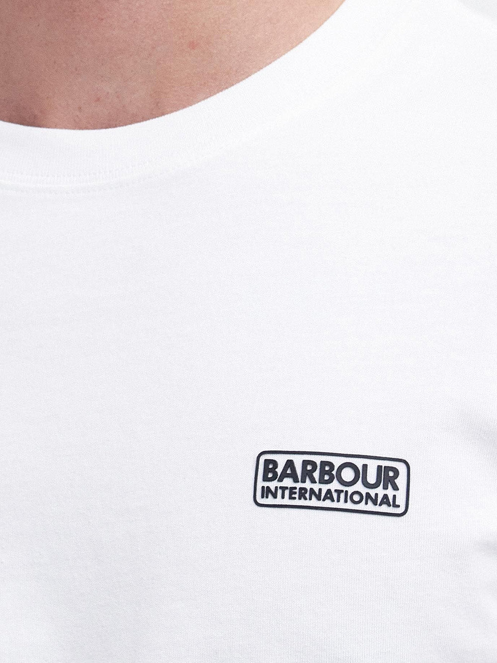 T-shirt Barbour Small Logo da Uomo - Bianco