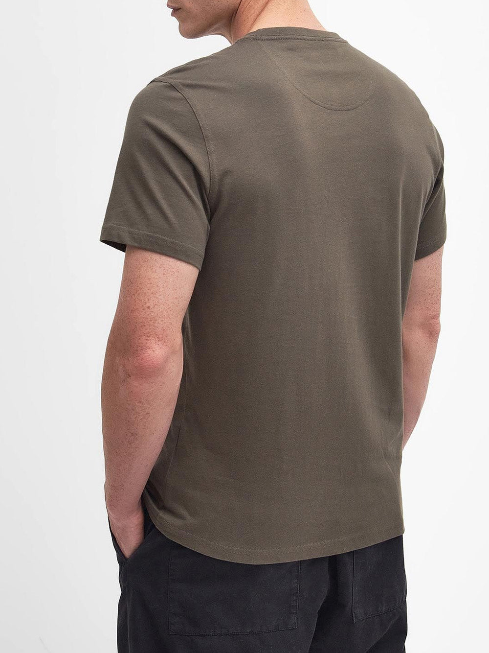 T-shirt Barbour Langdon Pocket da Uomo - Grigio