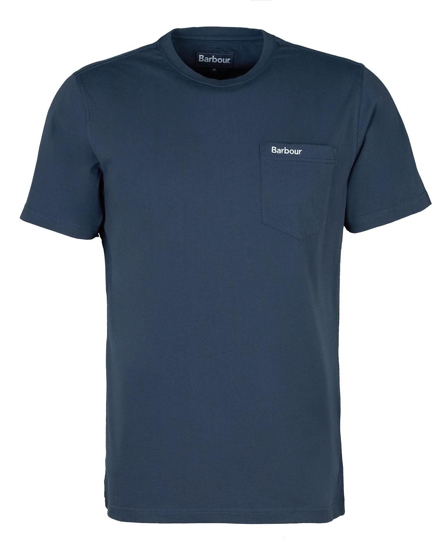 T-shirt Barbour Langdon Pocket da Uomo - Blu