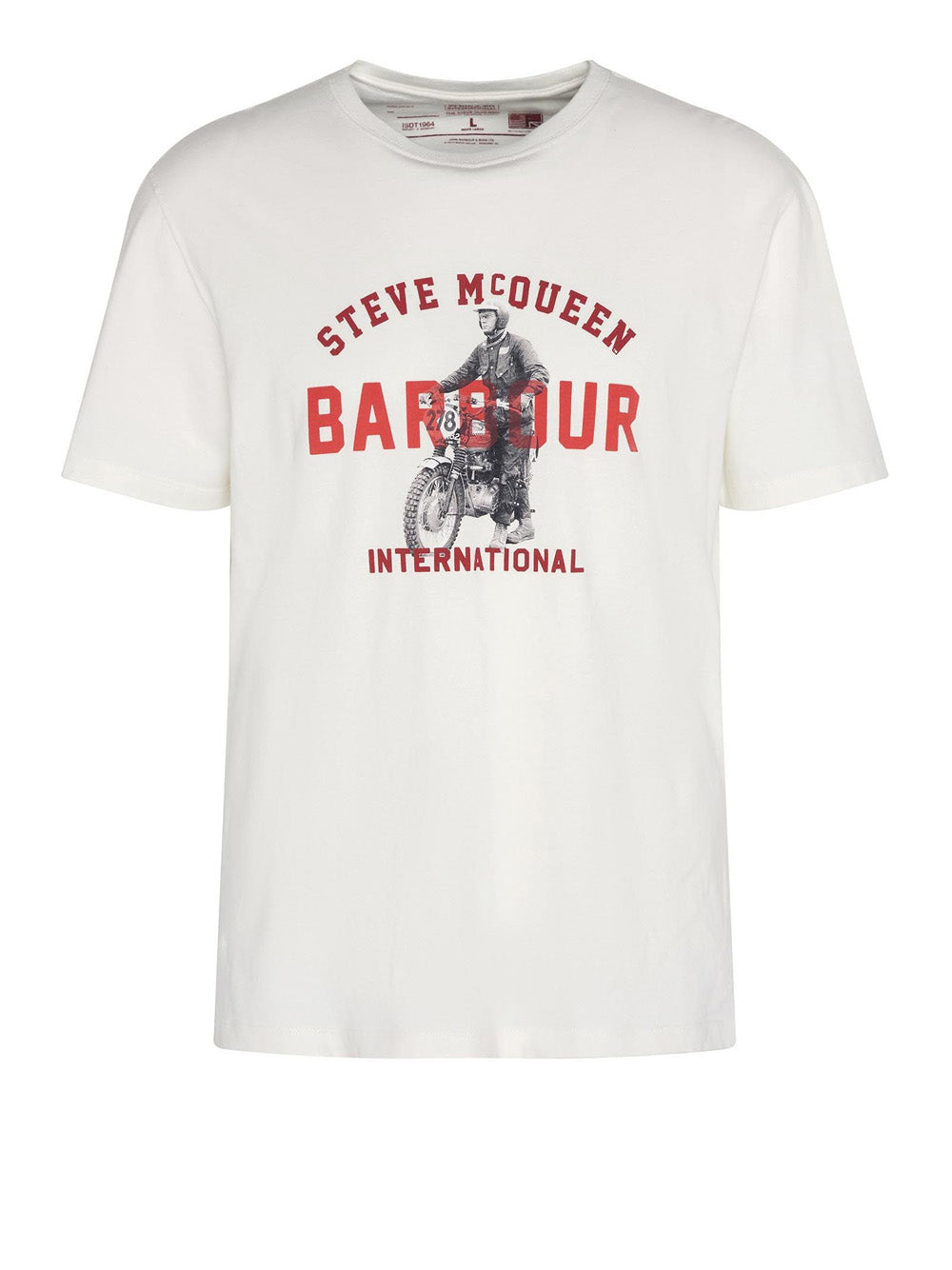 T-shirt Barbour Speedway da Uomo - Bianco