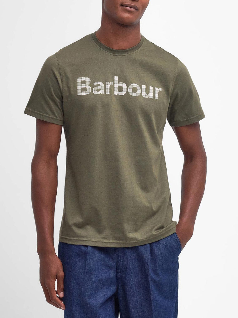 T-shirt Barbour Kilnwick da Uomo - Verde