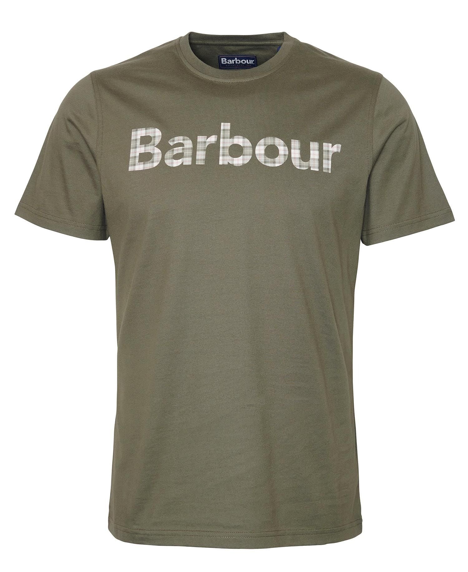 T-shirt Barbour Kilnwick da Uomo - Verde