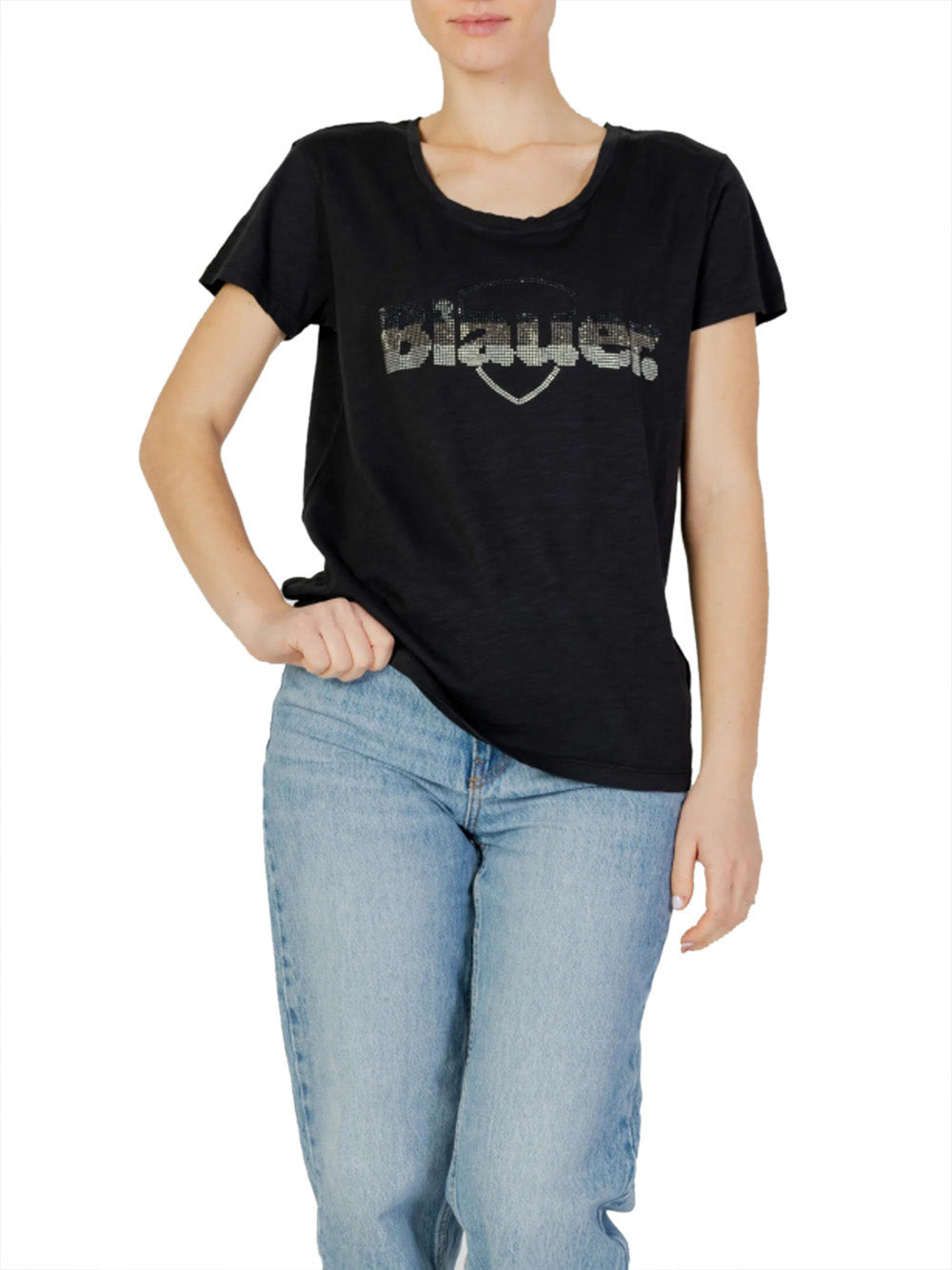 T-shirt Blauer da Donna - Nero