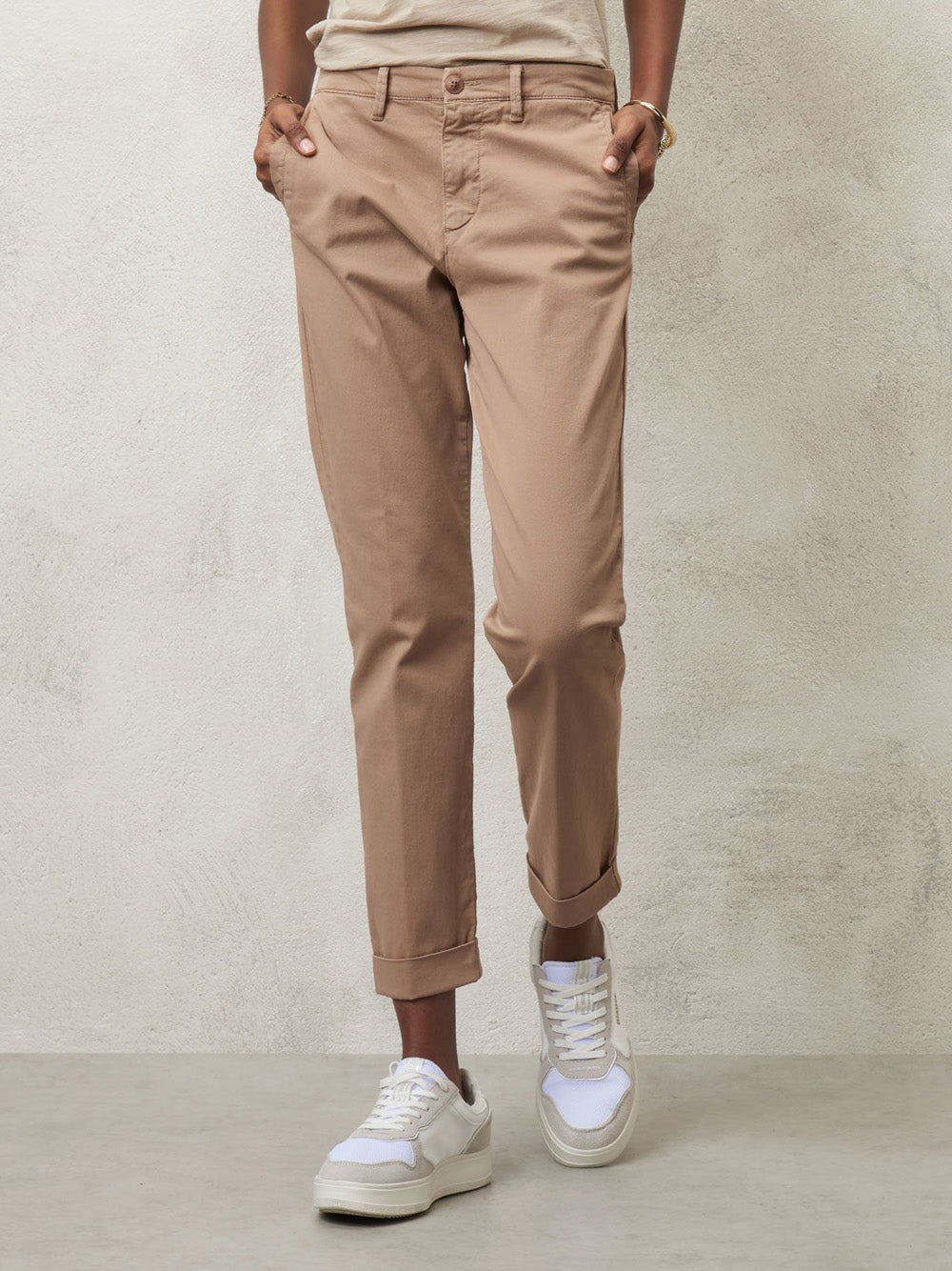 Pantalone Chino Blauer da Donna - Marrone