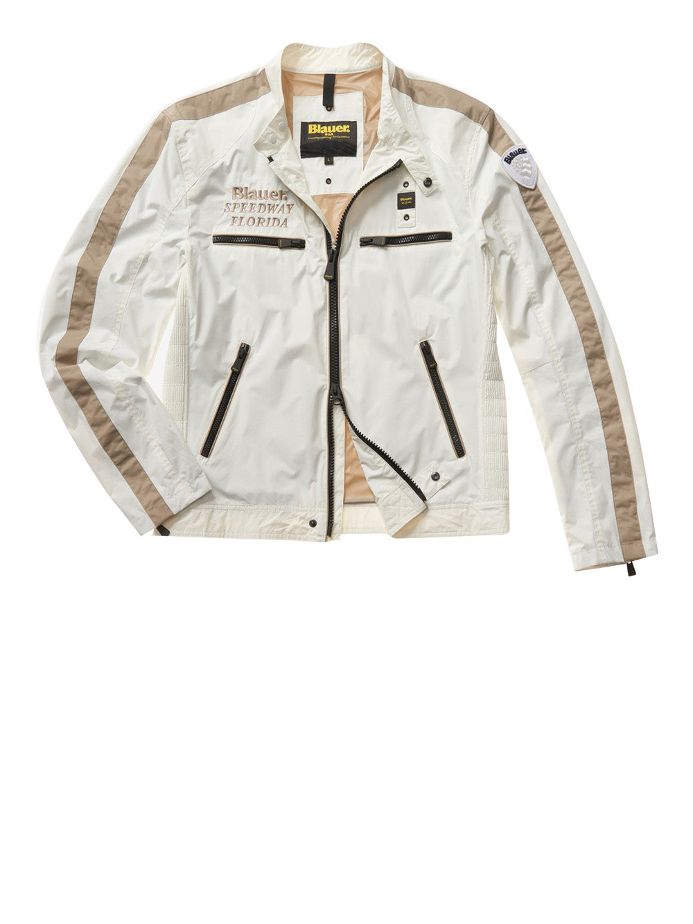 Giubbino Blauer Biker da Uomo - Bianco