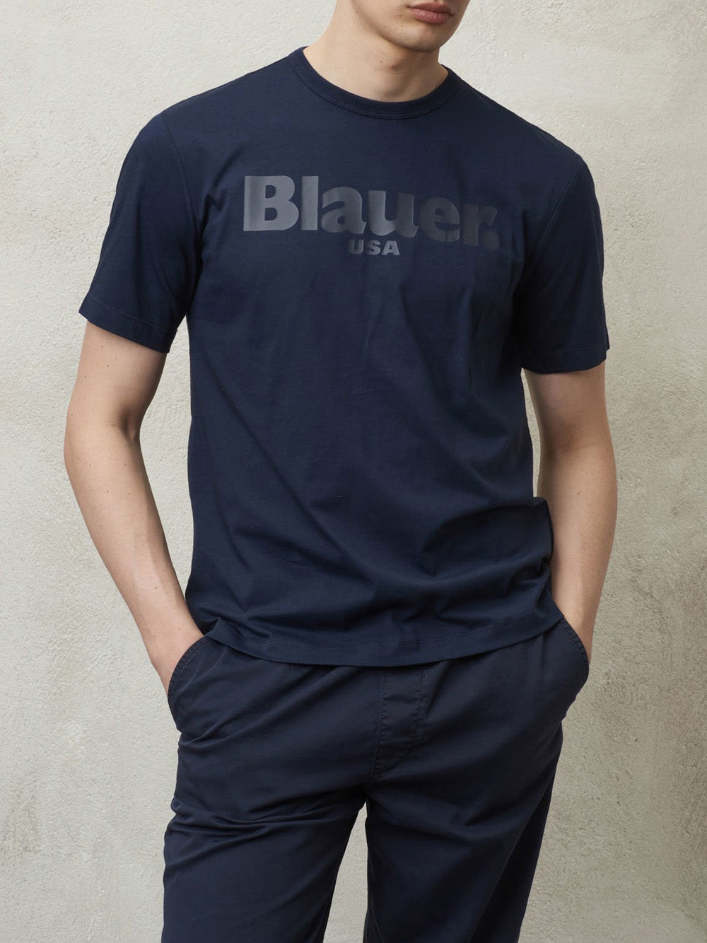 T-shirt Blauer da Uomo - Blu