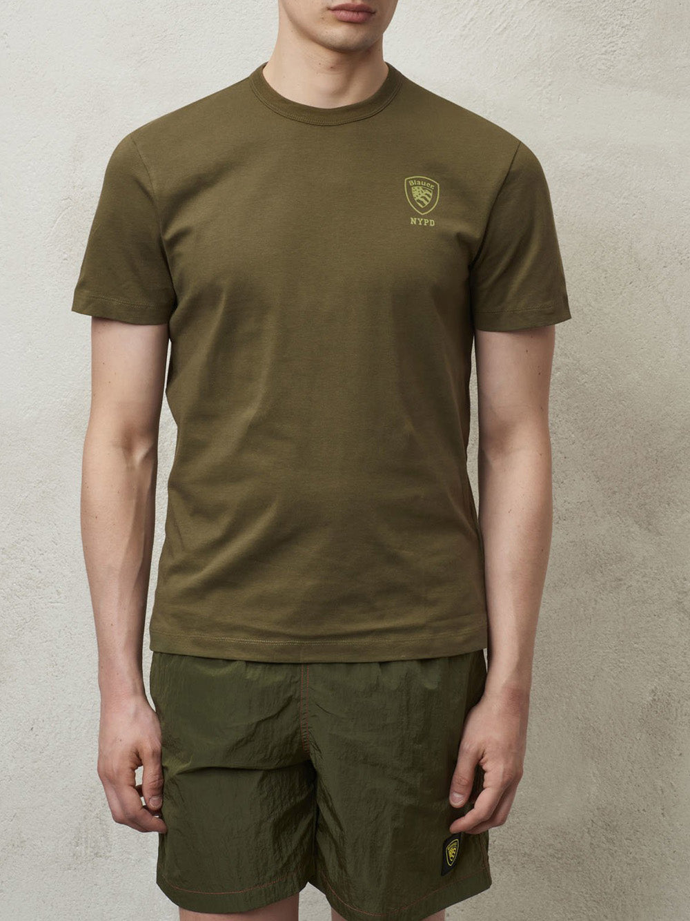 T-shirt Blauer da Uomo - Verde