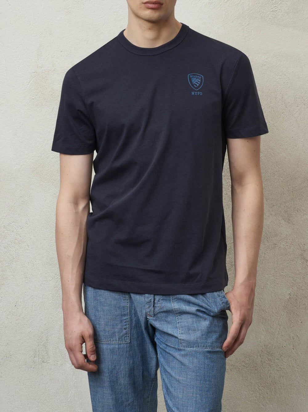 T-shirt Blauer da Uomo - Blu