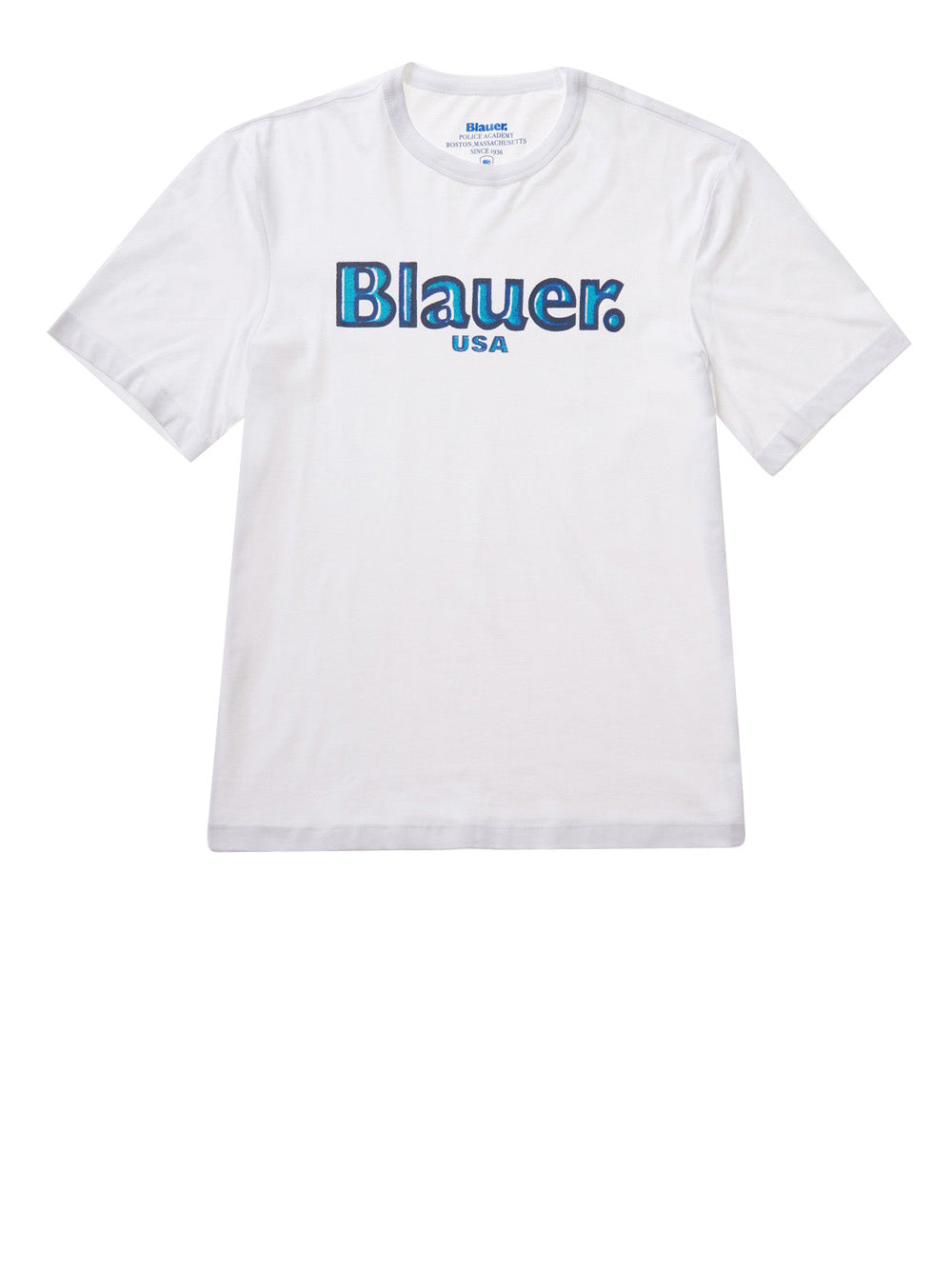 T-shirt Blauer da Uomo - Bianco