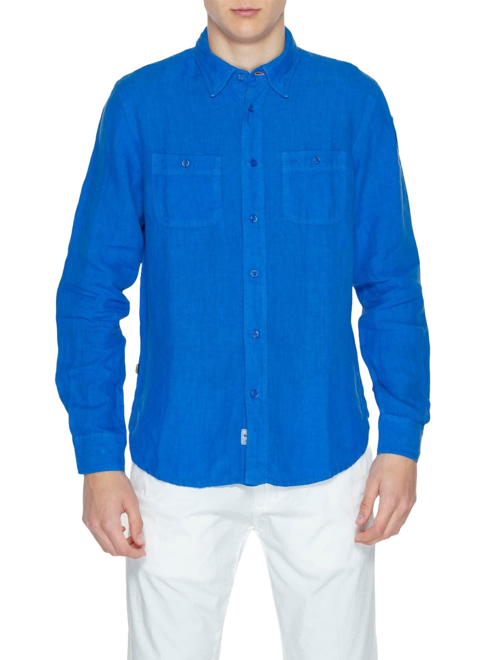 Camicia Casual Blauer da Uomo - Blu