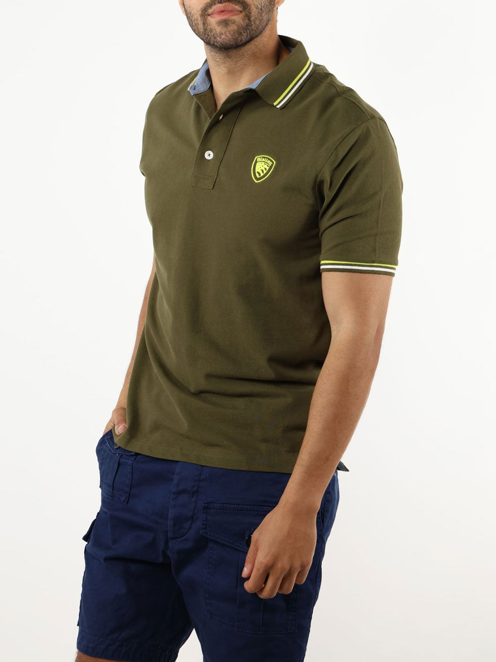 Polo Blauer da Uomo - Verde